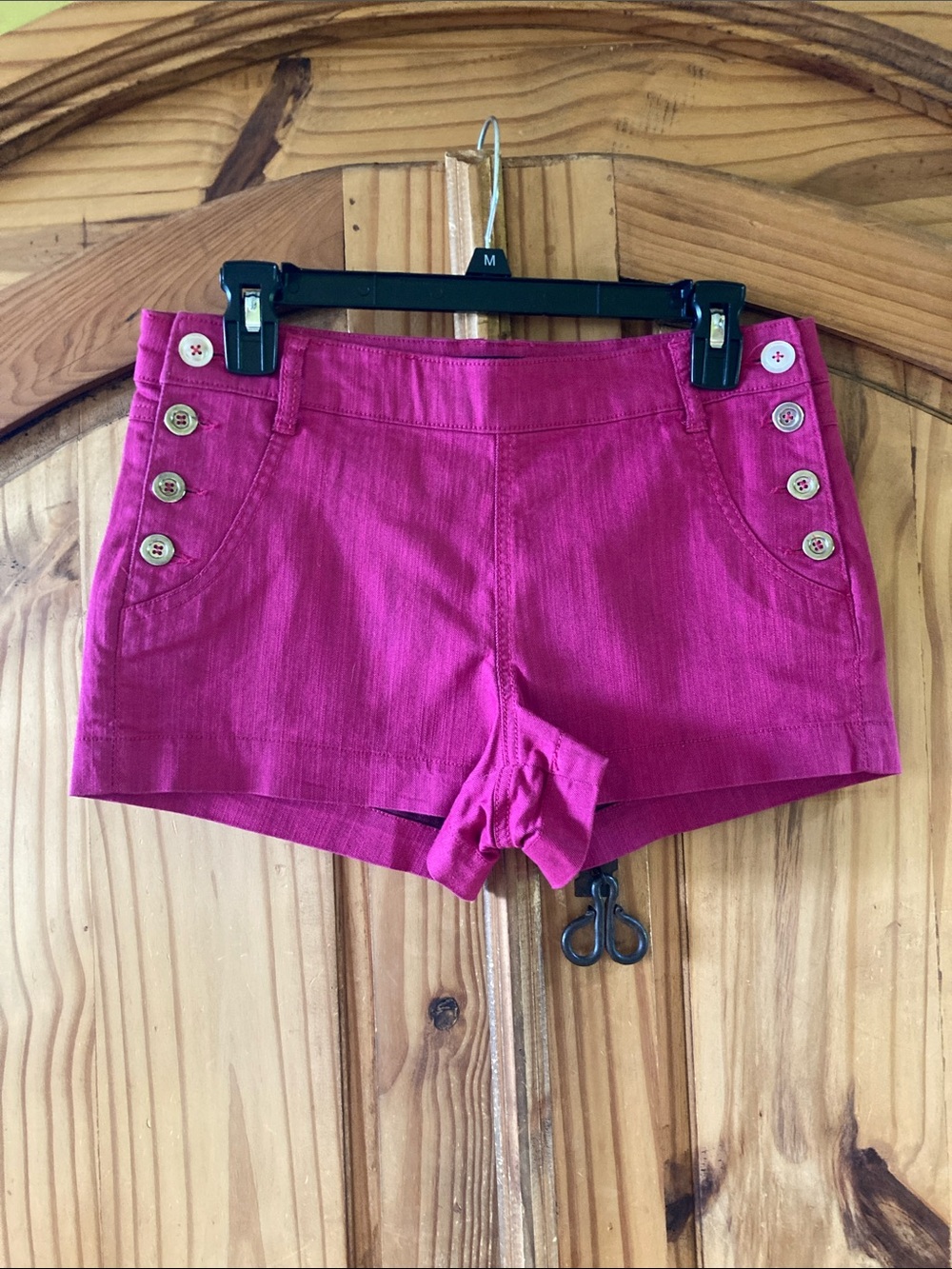 Women’s Forever 21 Premium Denim pink editor shorts size 27